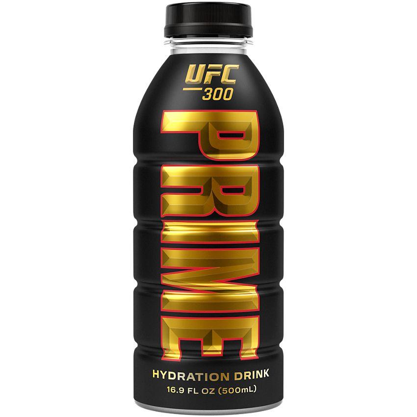 Sweet Palace Prime Hydration UFC 3000 drink bottle with vibrant label and sports-themed design.