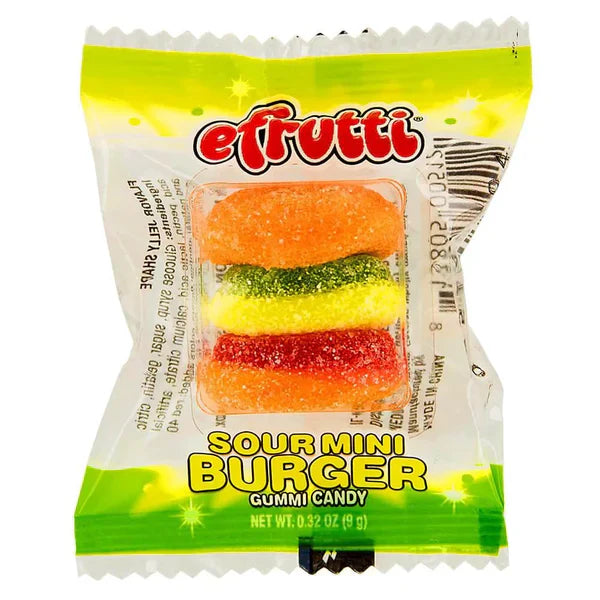 Efrutti Strawberry Candies by Sweet Palace in a colorful batch, showing vibrant red and pink fruit-shaped candies.
