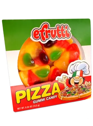 Assorted Efrutti Strawberry Candies by Sweet Palace, colorful and chewy fruit-flavored sweets in a vibrant batch.