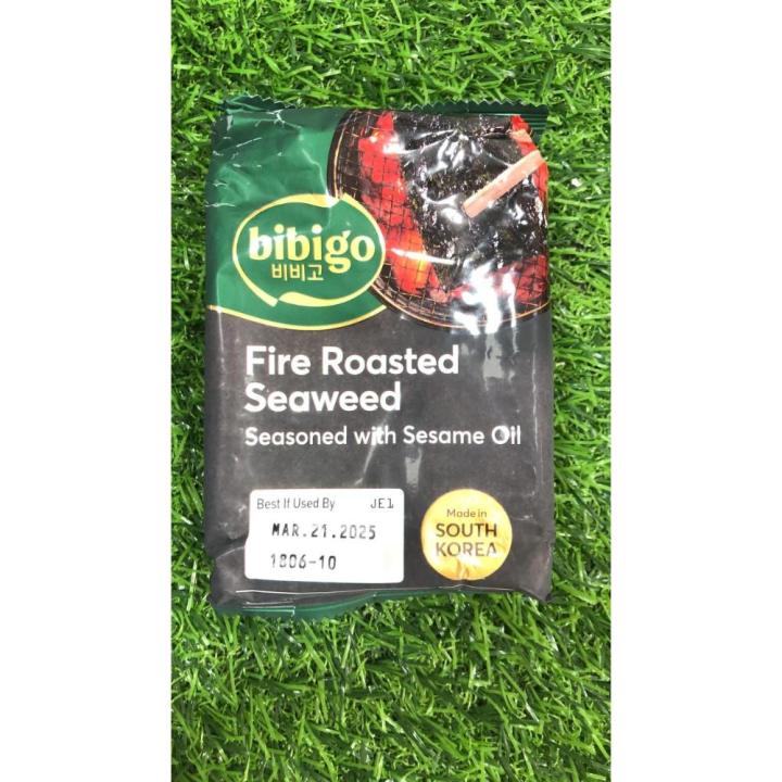 Sweet Palace fire-roasted seaweed snack pack, 16-piece bundle with crispy, seasoned seaweed sheets for healthy snacking.