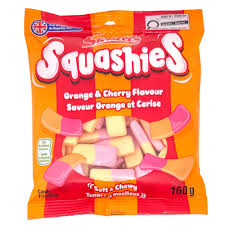 Sweet Palace Squashies Drumsticks with raspberry and cream flavor, showcasing freeze-dried squashie treats on a white background.