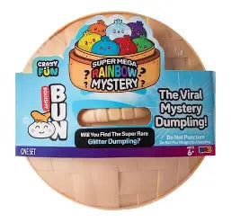 Colorful RMS® Original Squishy Dumplings from Sweet Palace, soft and squeezable plastic kitchen toy with cute dumpling shapes.