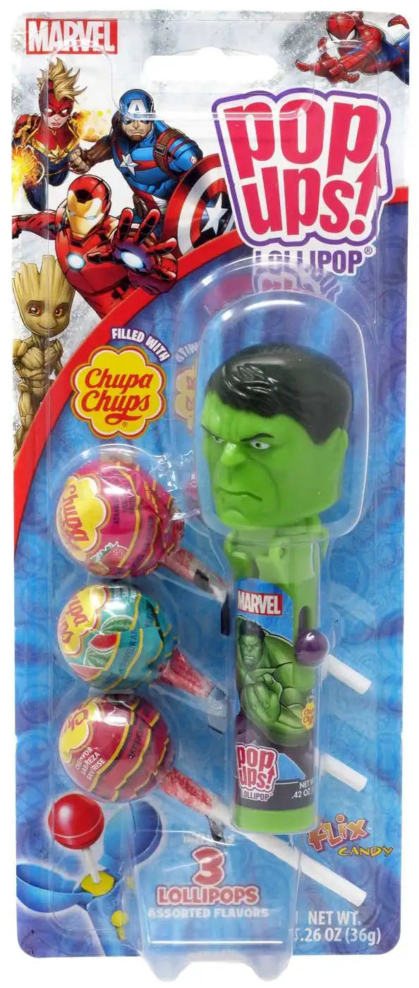 Hulk Pop Ups! Avengers edible cake toppers from Sweet Palace, featuring green Hulk character for themed celebration desserts.