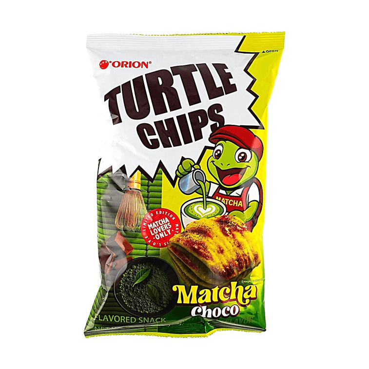 Big bag of Sweet Palace Orion Turtle Chips with crispy, snack-sized turtle-shaped potato chips in the image.