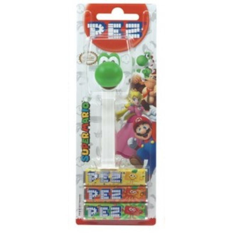 PEZ Super Mario Brothers candy dispenser featuring Mario from the Super Mario Brothers series by Sweet Palace.