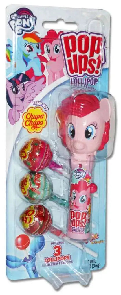 Pinkie Pie Pop Ups from My Little Pony by Sweet Palace featuring colorful, collectible pony figures in vibrant packaging.