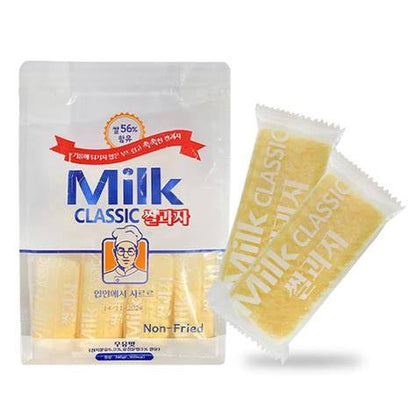 Sweet Palace Milk Classic Rice Snack in 3.95oz bag, milk-flavored crunchy rice snack for a tasty treat.