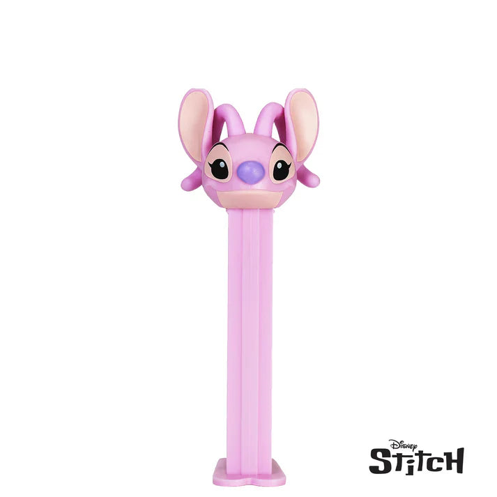 Sweet Palace PEZ Stitch plush keychain featuring Stitch from Disney's Lilo & Stitch, with colorful design and detailed embroidery.