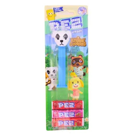 Sweet Palace PEZ dispenser featuring Tom Nook from Animal Crossing, detailed plastic character with colorful design.