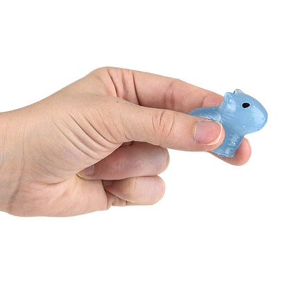 Blue 1.5-inch Gummy Capybara character toy from The Autism Store, featuring a cute, soft plastic design with detailed facial features.