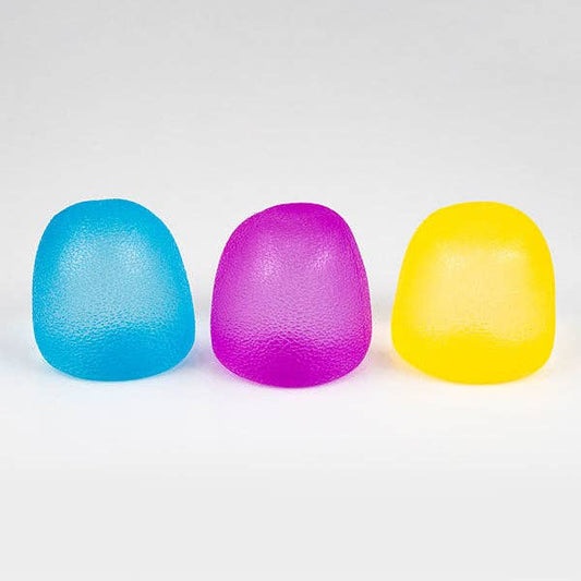 Blue Sugah-Mals™ Gummy Orbs squishy stress ball by The Autism Store, soft and flexible for stress relief and sensory play.