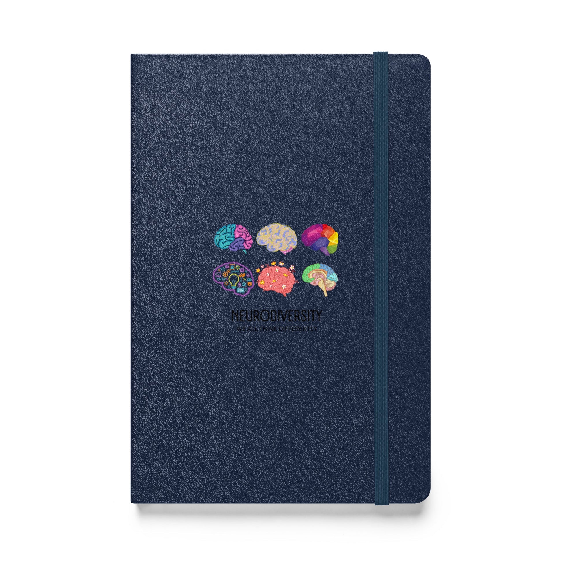 Navy neurodiversity notebook from The Autism Store, featuring a cover design related to neurodiversity awareness.