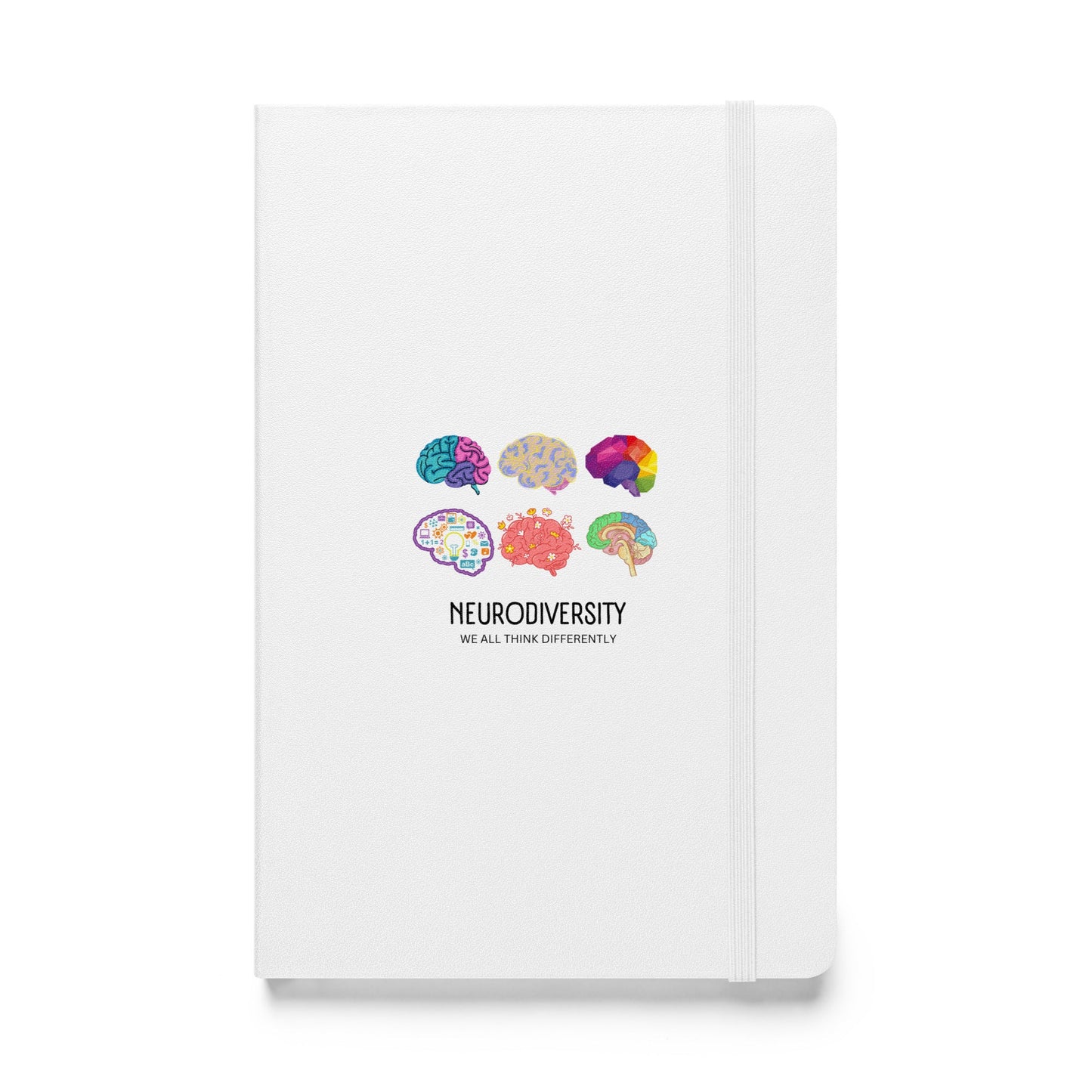 Navy Neurodiversity Notebook by The Autism Store featuring a cover with colorful neurodiversity-themed design and text.