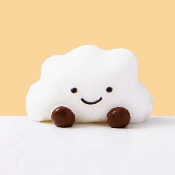 Cloud Dumpling silicone squishy fidget toy from SqueezeSquad Taba Deluxe by The Autism Store, soft, squeezable, and stress-relieving.