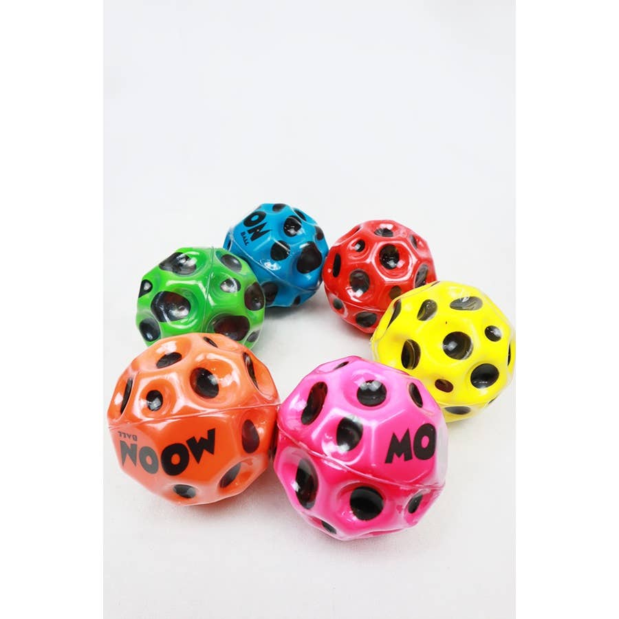 Blue Moon High Bounce Ball fidget toy by The Autism Store, designed for sensory play and stress relief.