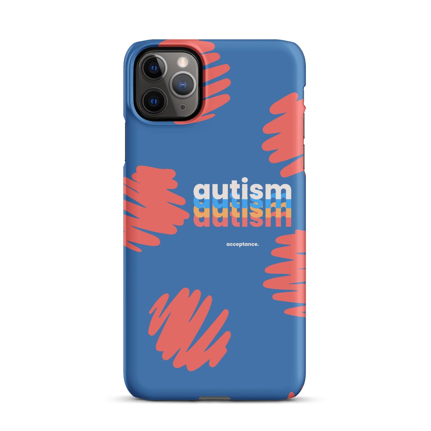 Glossy Autism Phone Case for iPhone 11 by The Autism Store, featuring colorful autism awareness design.
