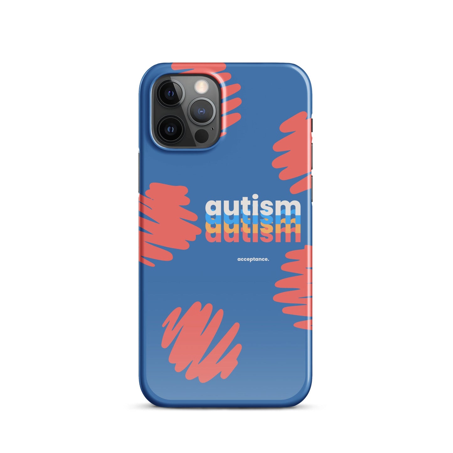 Glossy Autism Phone Case for iPhone 11 by The Autism Store, featuring colorful autism awareness design.