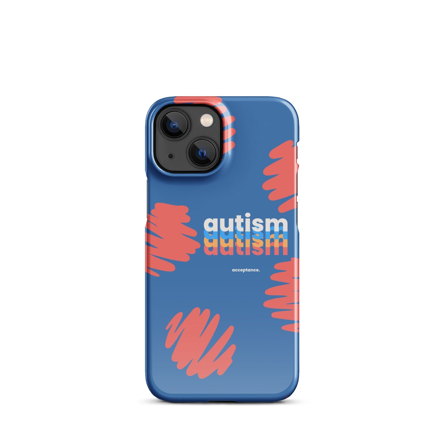 Glossy Autism Phone Case for iPhone 11 by The Autism Store, featuring colorful autism awareness design.