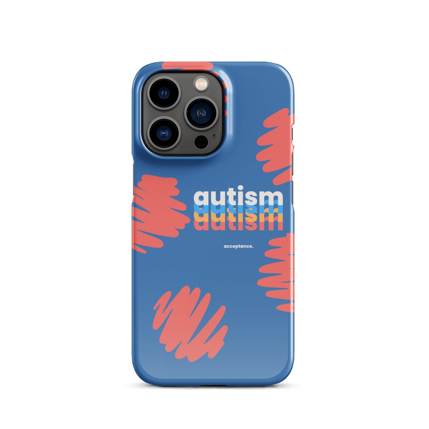 Glossy Autism Phone Case for iPhone 11 by The Autism Store, featuring colorful autism awareness design.