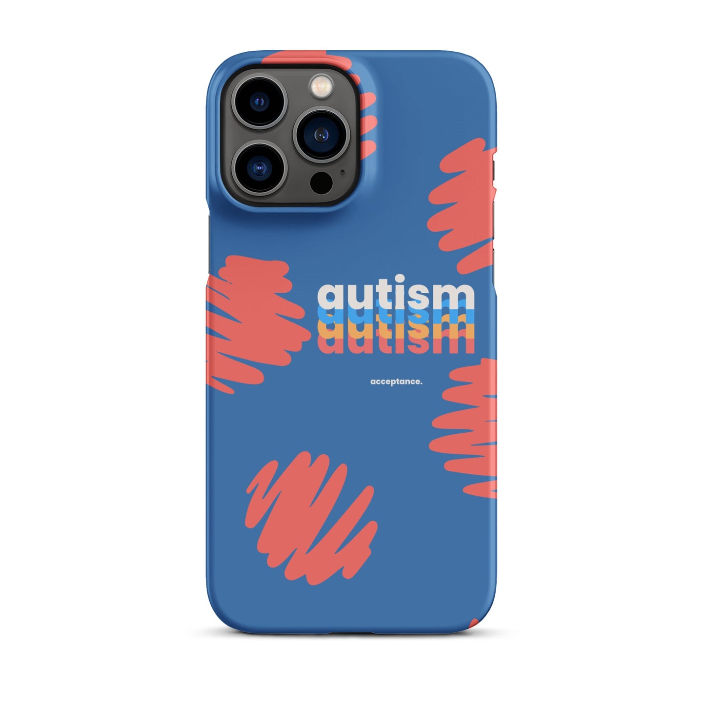 Glossy autism phone case for iPhone 11 by The Autism Store, featuring colorful autism awareness design.