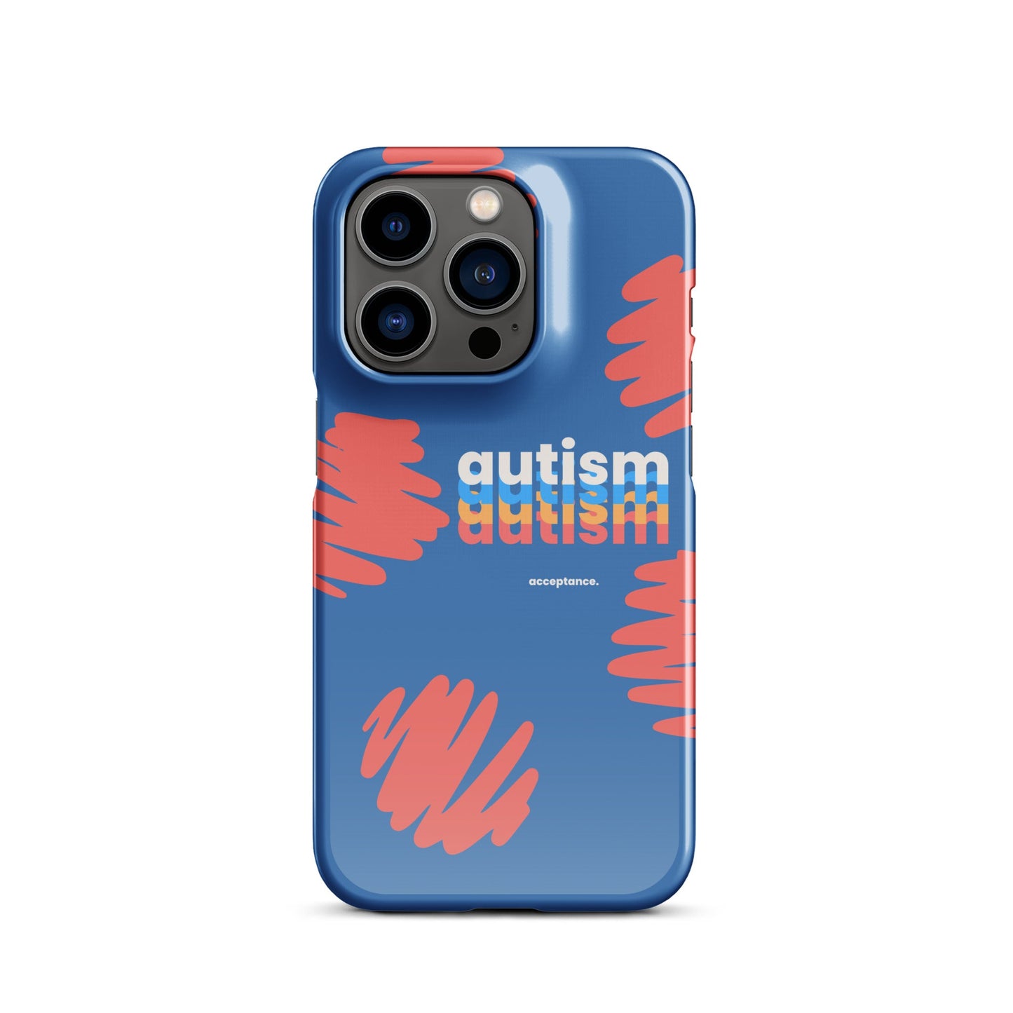 Glossy Autism Phone Case for iPhone 11 by The Autism Store, featuring colorful design supporting autism awareness.