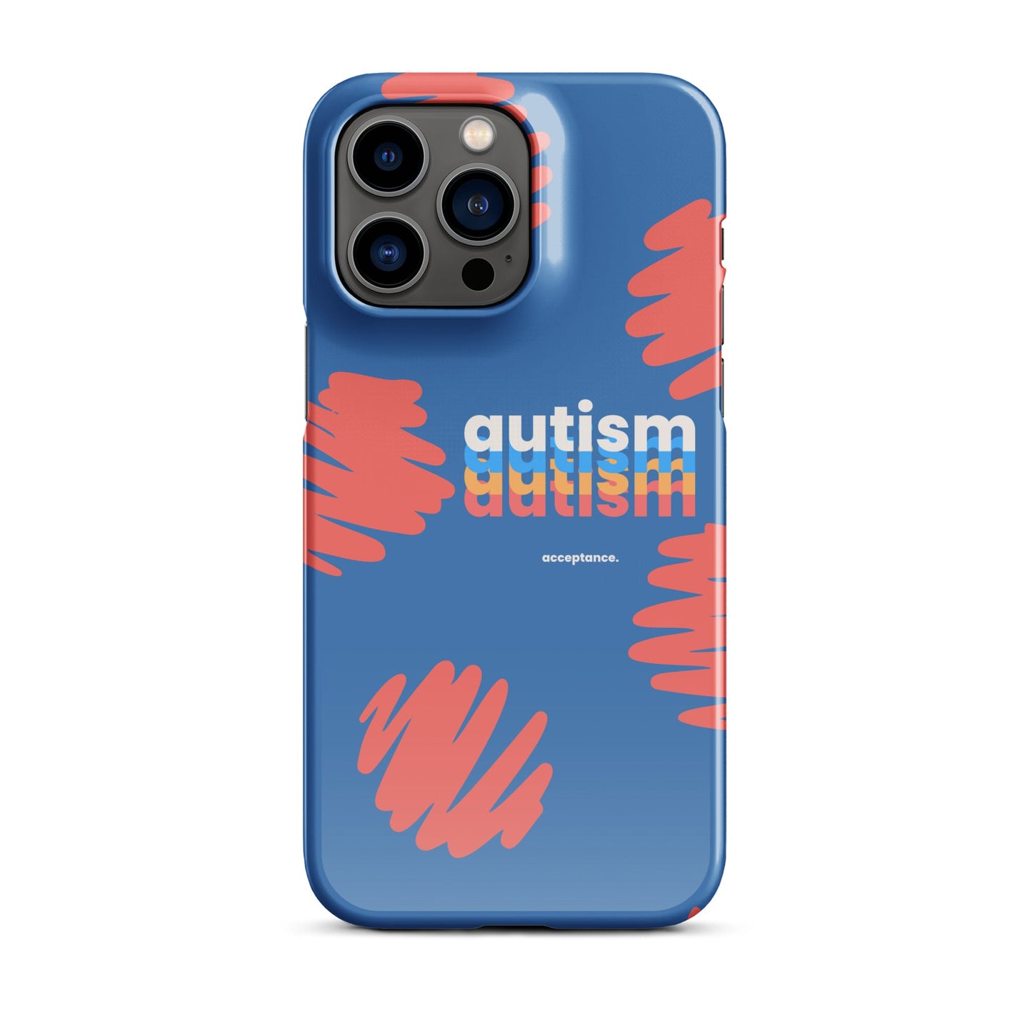 Glossy Autism Phone Case for iPhone 11 by The Autism Store, featuring colorful autism awareness design.