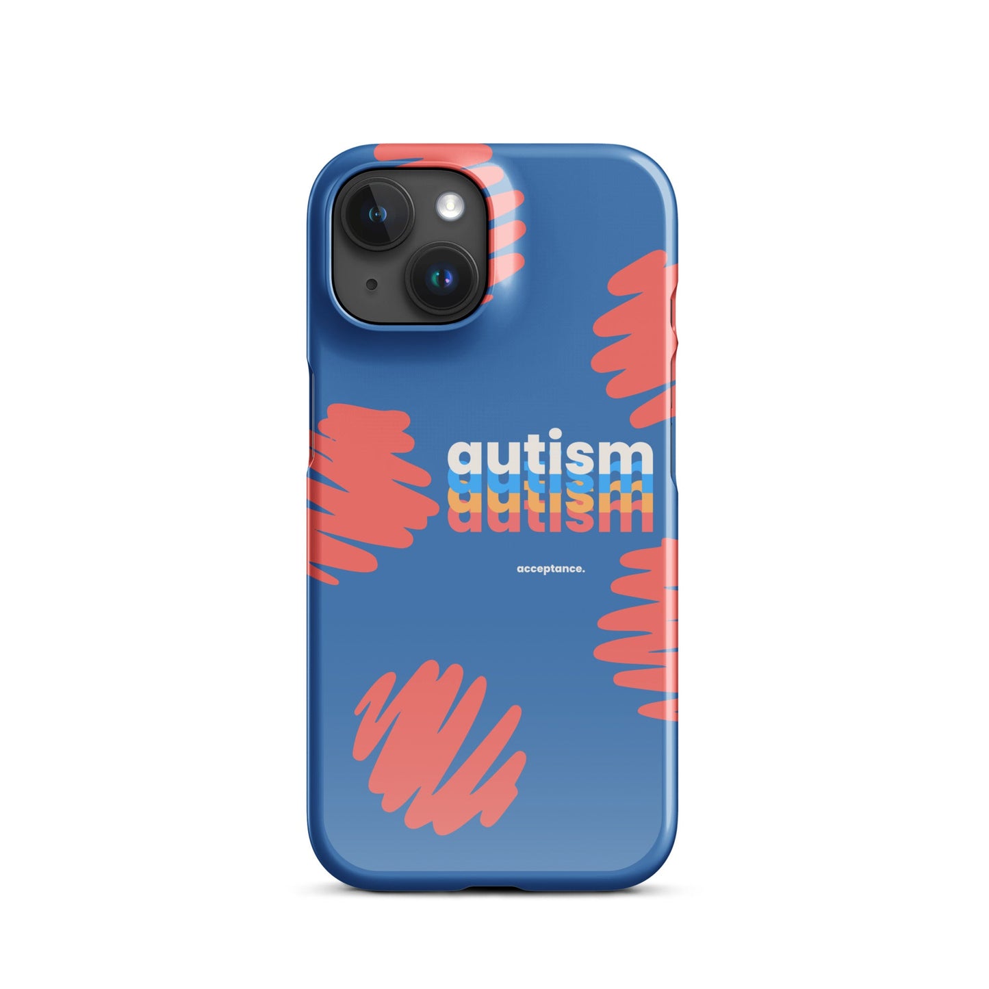 Glossy Autism Phone Case for iPhone 11 by The Autism Store featuring colorful autism awareness design.