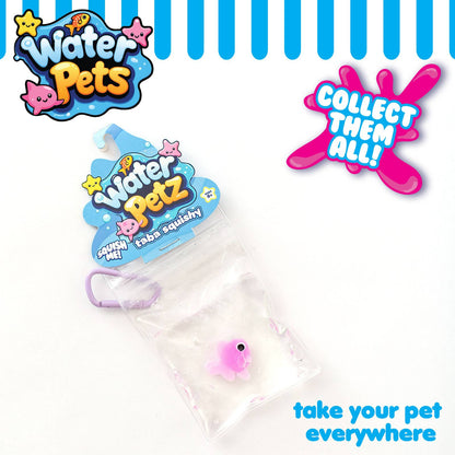 Red Taba Squishy Mushmeez Water Pets toy from The Autism Store, featuring soft, squishy water-filled pet design.