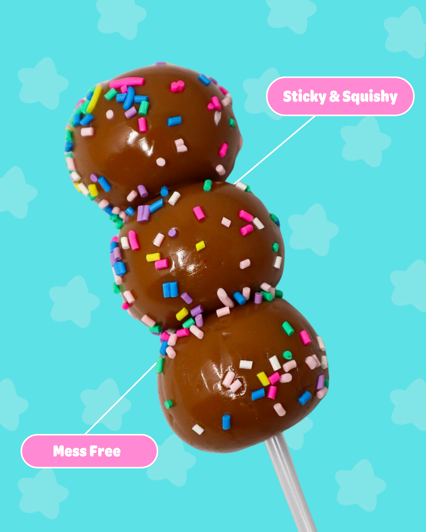 Strawberry Mushmeez Sweet Friends plush toy by The Autism Store, soft, colorful sensory stuffed animal for children.