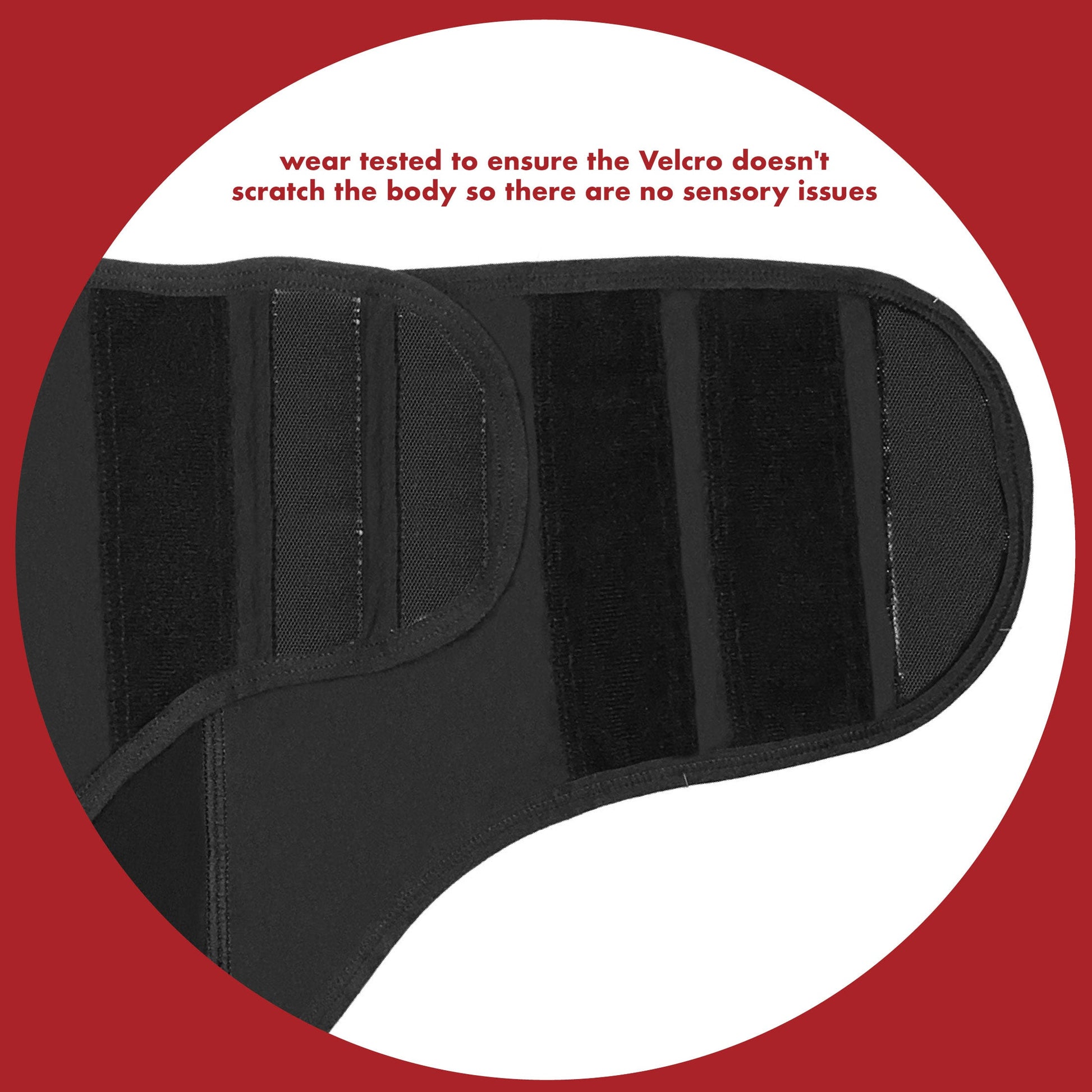 Black The Teen Period adaptive microfiber pad for heavy flows from The Period Company, showing its soft, absorbent material.