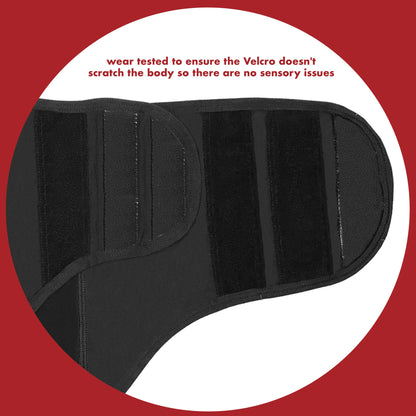 Black The Teen Period adaptive microfiber pad for heavy flows from The Period Company, showing its soft, absorbent material.