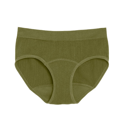 Front view of The Bikini Period swimsuit in SportyStretch™ fabric designed for heavy flows by The Period Company.