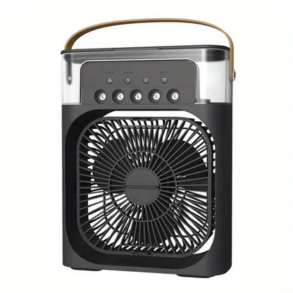 White portable TM humidifier fan and air conditioner, compact household air cooler with humidifying and cooling functions.