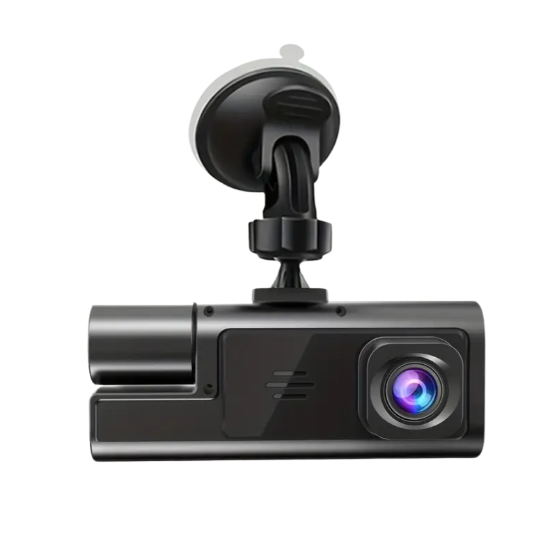 TM dash cam with 1080P night vision and G-Sensor, compact security camera for home or business surveillance.