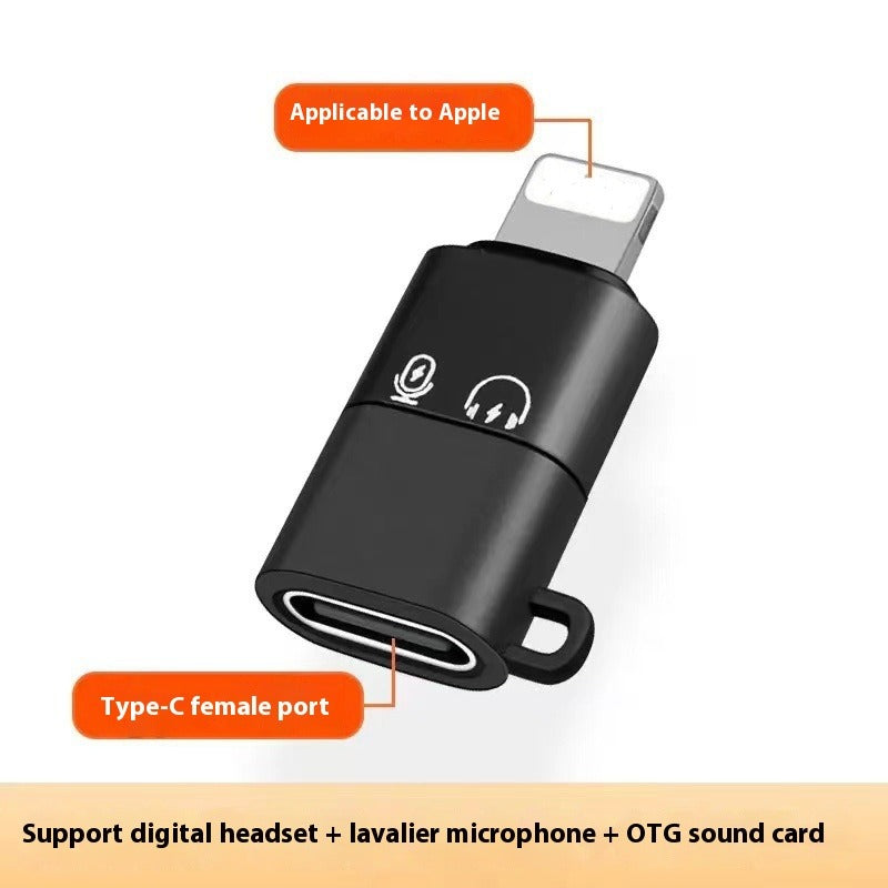 TrendDora K1K9 wireless noise reduction microphone with pink double wheat flat fruit design.