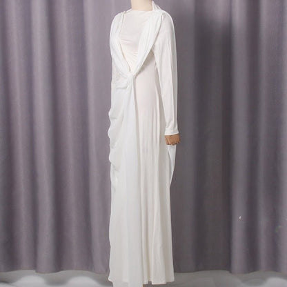 Twisted Drape Maxi Dress(MS364)