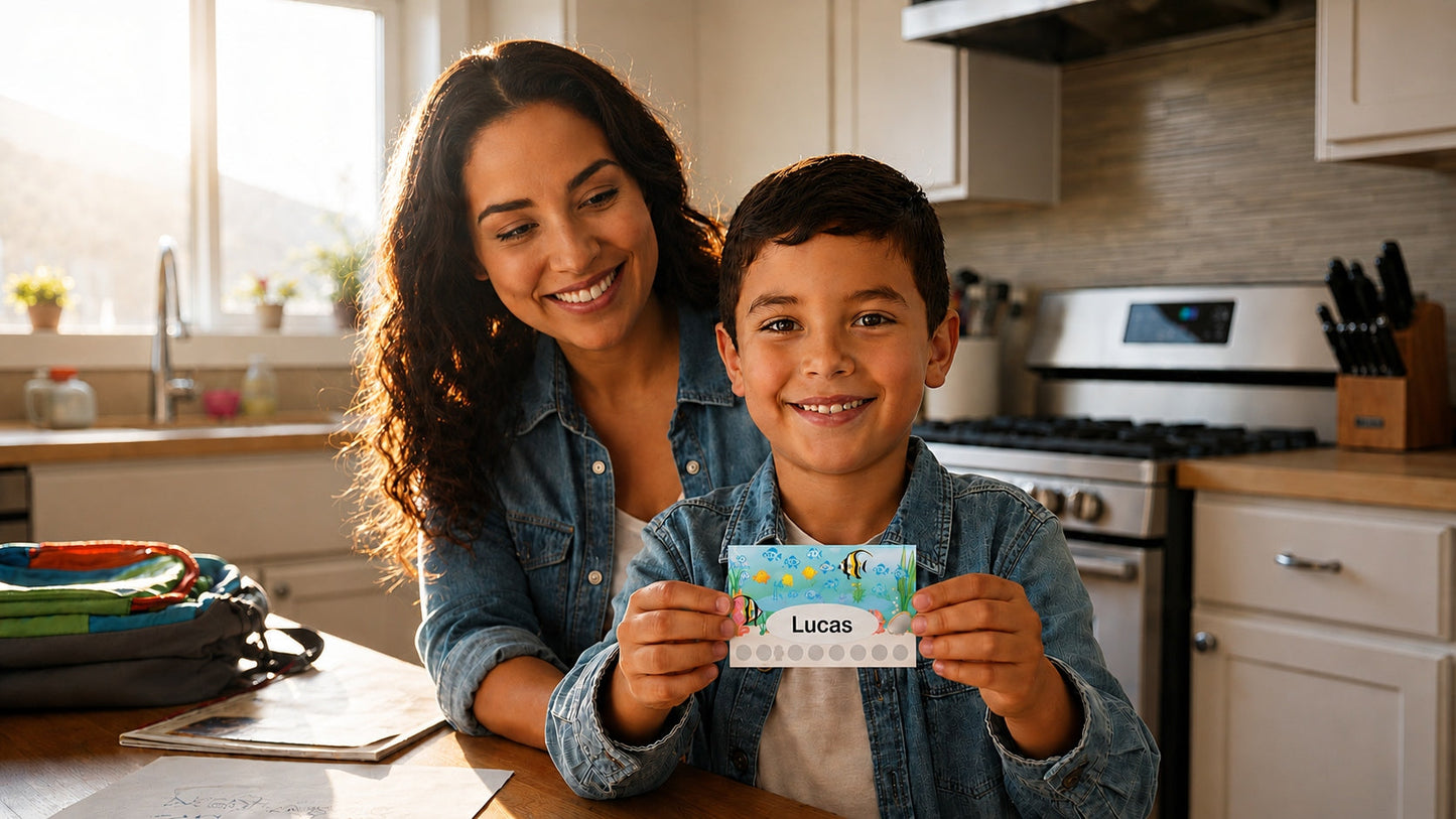 SHAPES ETC. Incentive Punch Cards - Under the Sea