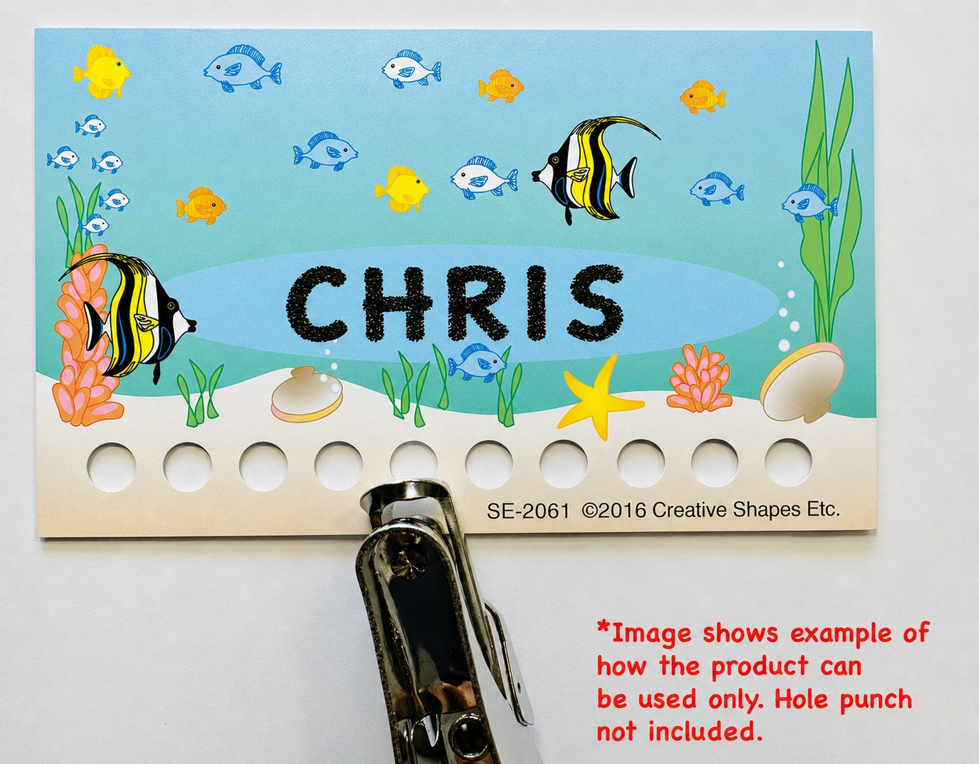 SHAPES ETC. Incentive Punch Cards - Under the Sea