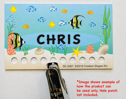 SHAPES ETC. Incentive Punch Cards - Under the Sea