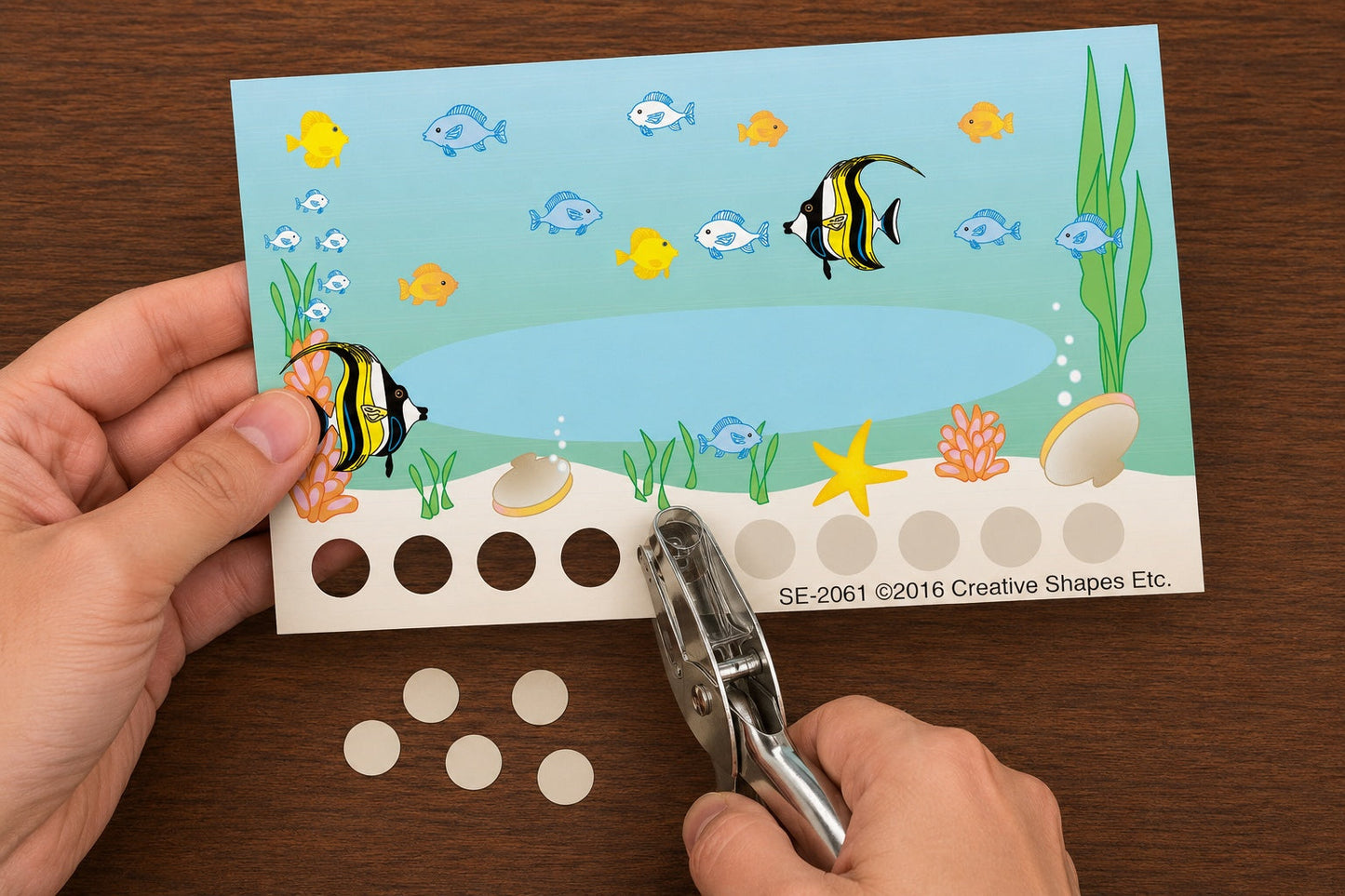SHAPES ETC. Incentive Punch Cards - Under the Sea