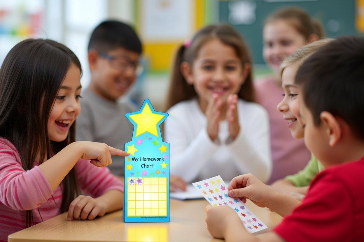 SHAPES ETC. Personal Incentive Chart - Star