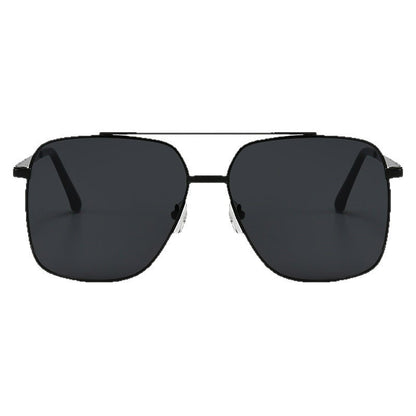 Vintage Double Bridge Sunglasses - Timeless Retro Style for Men & Women (MAC265)