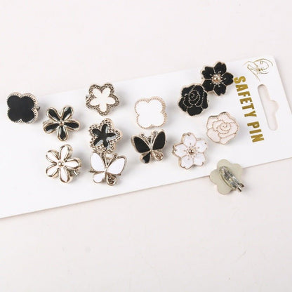 Vintage Enamel Brooch Pin Set(MAC366)