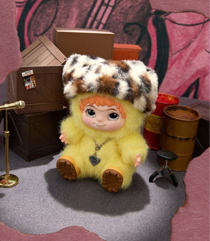 WAKUKU fuzzy bag charms from the Fun Party Series featuring Y2K-inspired colorful, plush accessory for bags and backpacks.