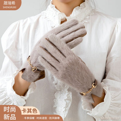 Winter Everyday Versatile Plush Warm Gloves (MAC309)
