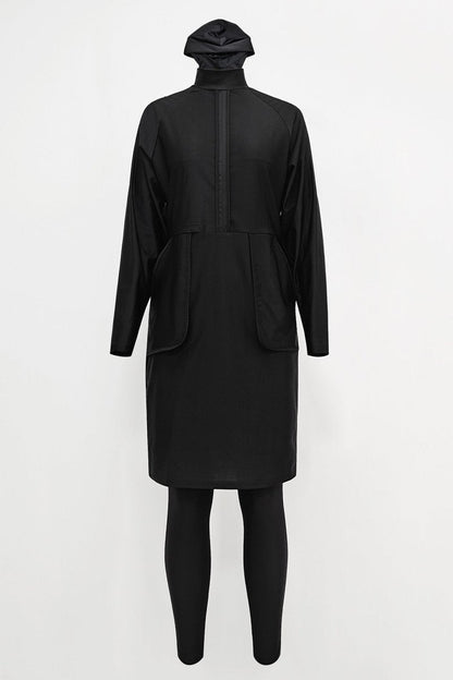 Modest Swimsuit For Muslima, Islamic Burkini Swim Suit, Islamic Swimwear With Hijab (MB021)