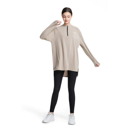 Women's Quick Dry Half Zip Running Top(MS115)