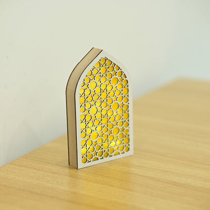 Wooden Light Up LED Gift Eid Decoration (MR070)