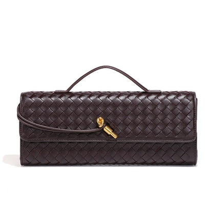Woven PU Leather Clutch Bag(MAC432)