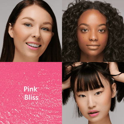 YENSA Super Serum Silk Buildable Cream Blush in Moody Mauve, showing smooth, blendable cream blush on skin with subtle color.